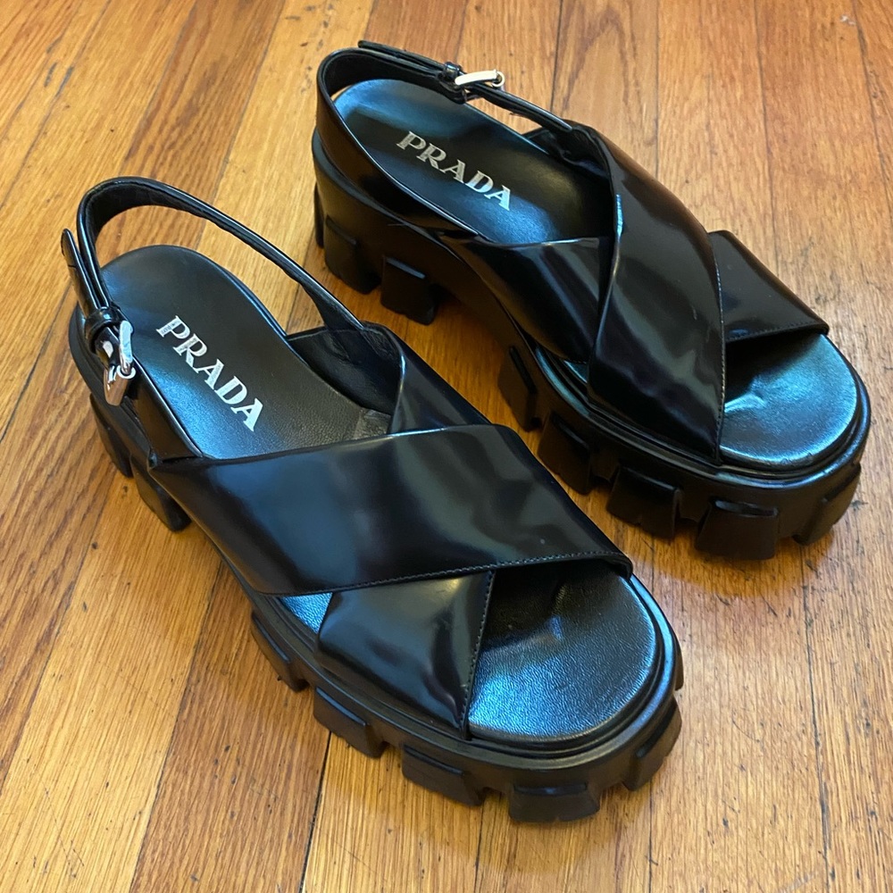 Prada monolith sandals